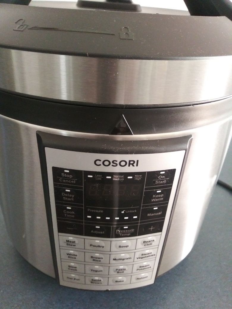 COSORI Electric Pressure Cooker 6 Qt 8-in-1 Instant Stainless Steel Pot, 16 Program Slow Cooker, Rice Cooker, Steamer, Yogurt Maker, Sauté, Warmer