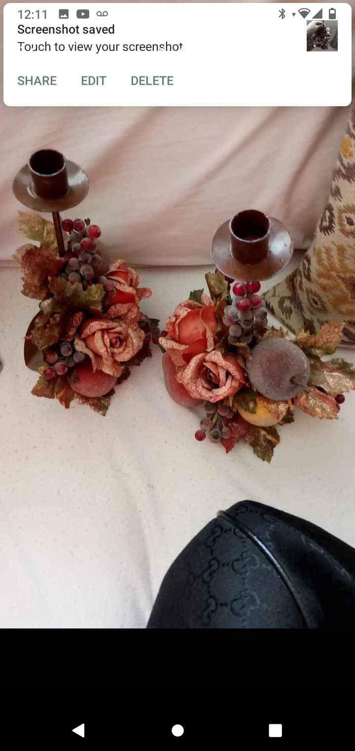 Vintage Candle holders 