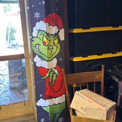 Grinch Garden Flags