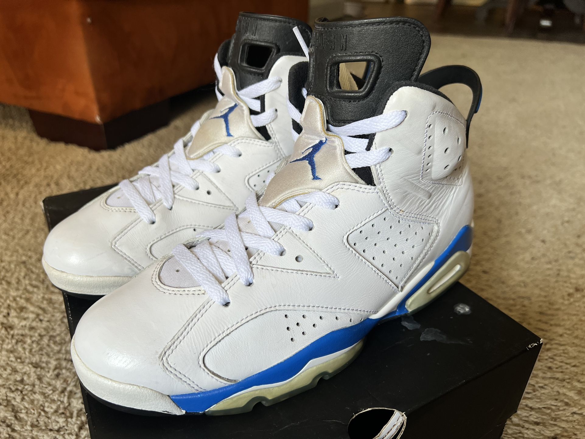 jordan 6 sport blue 2014 sz9