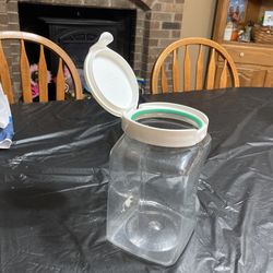 8” Tall Plastic Dog Treat Container