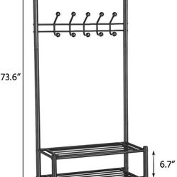 Shoe And Coat Rack