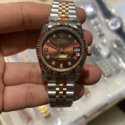 Rolex Jubilee Bracelet Brown Dial 31 Mm 