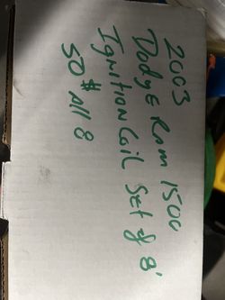 2003 Dodge Ram 1500 Ignition Coil Set Of 8used And Working . 