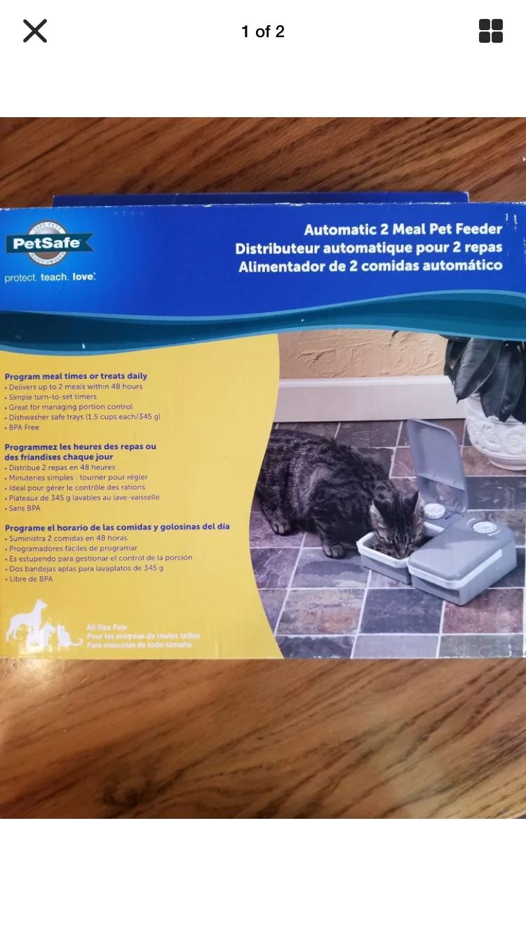 PetSafe Automatic 2 Meal Pet Feeder,