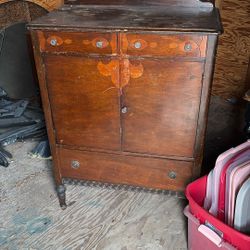 Antique Linen Cabinet 