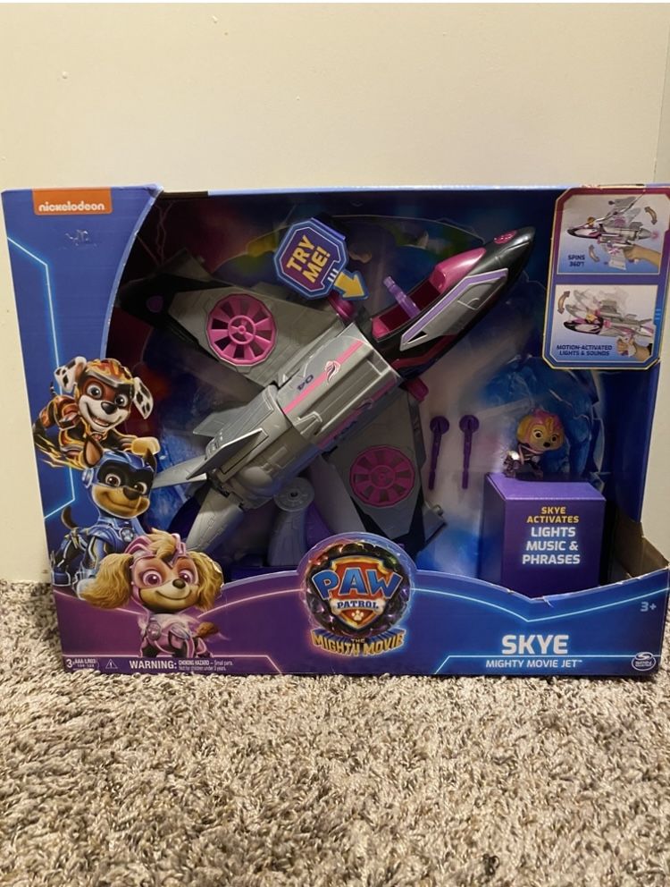 Paw Patrol Light Music Skye Mighty Jets