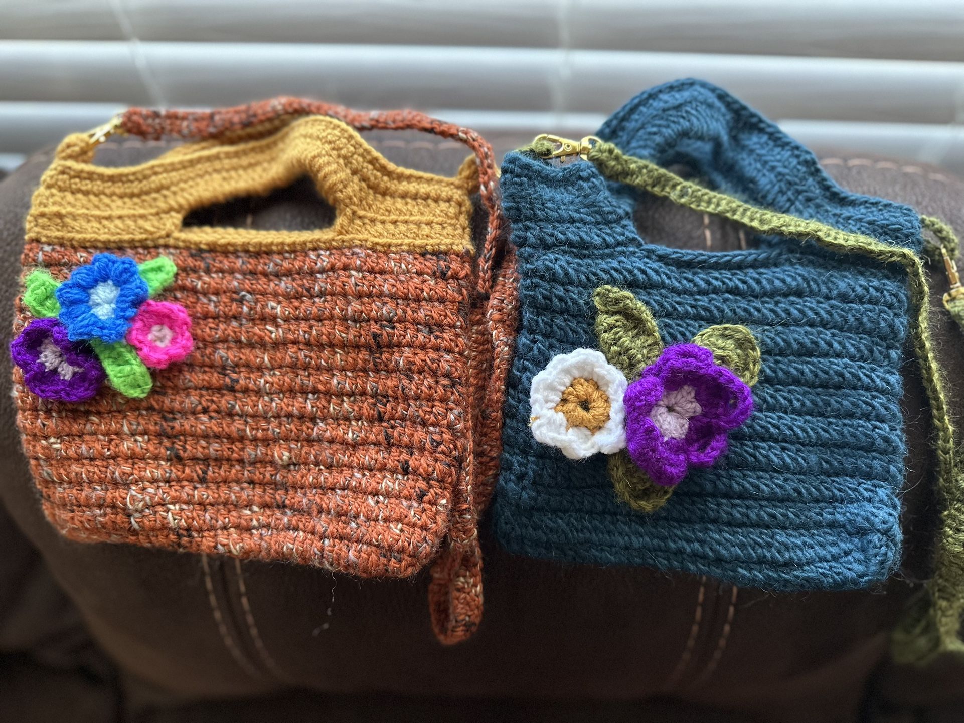 Hand crochet bags