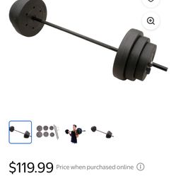 Price Reduced: CAP 100 Pound Weight Set