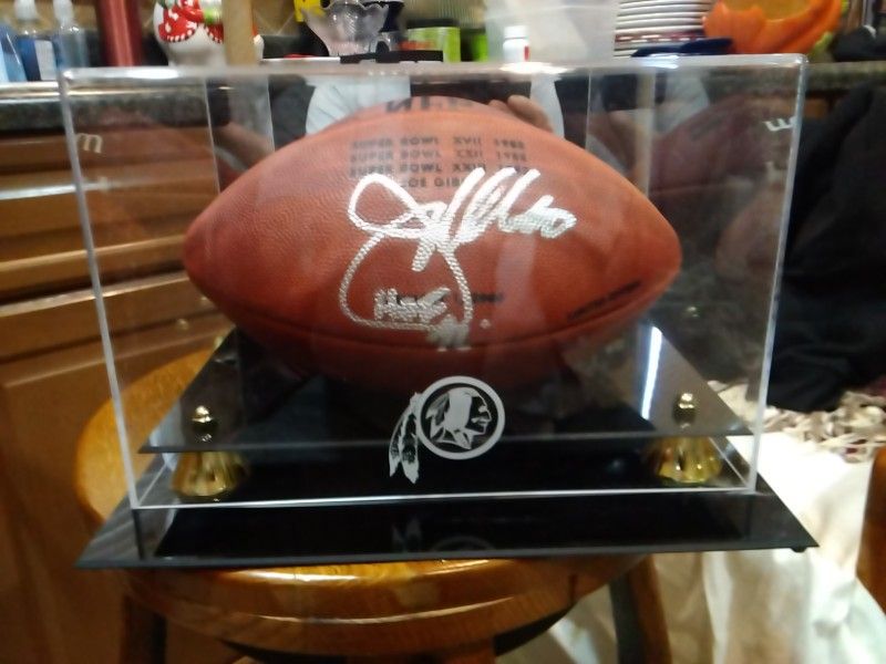 Joe Gibbs Autographed Football