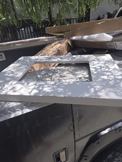 Ariel Carrara Quartz Vanity Top Rectangle Cut Out