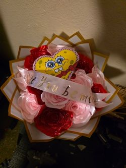 Ribbon Rose Bouquet