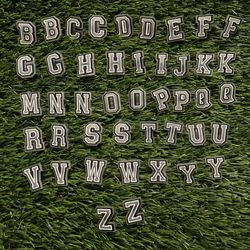 Letter/number Croc Charms