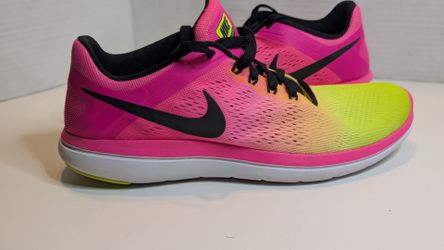 Nike Running Sneakers Pink Yellow Gradient