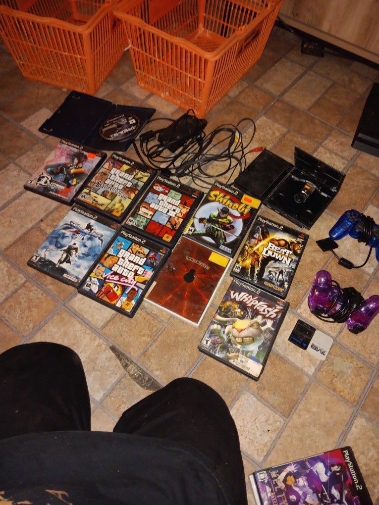 Ps2 With 10 Games