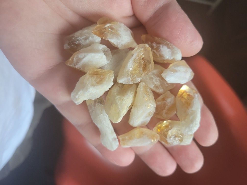 3pcs Tibet Himalayan rare Unique Elestial citrine QUARTZ Crystal Point Freeforms