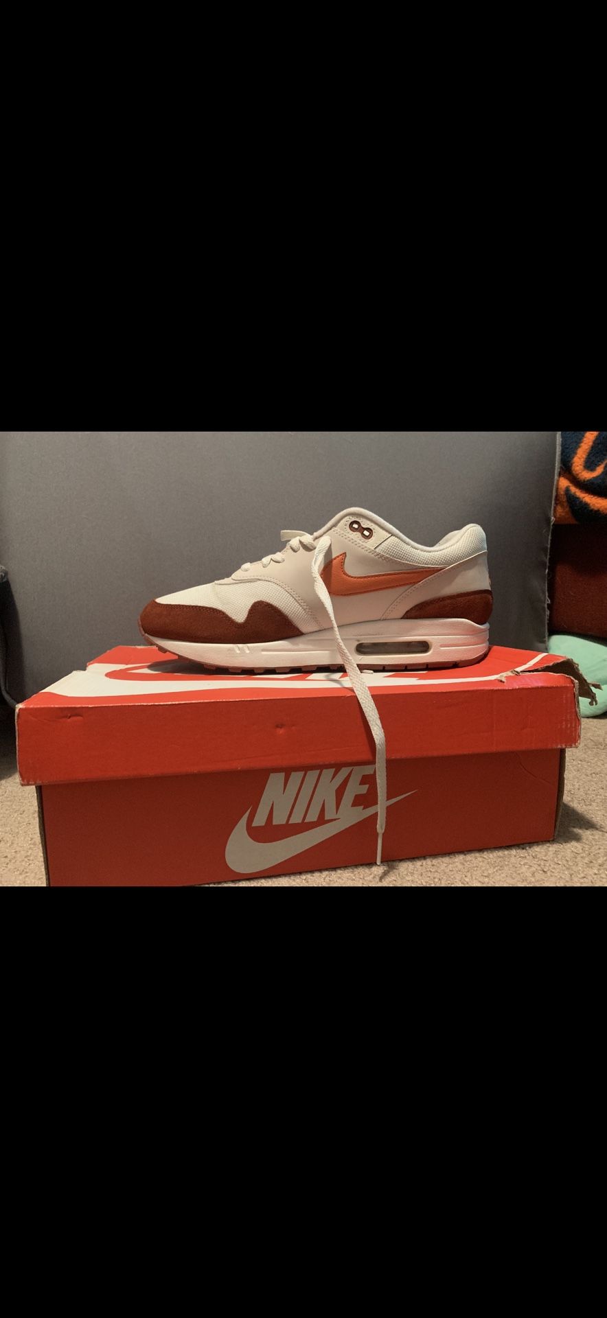 Nike Air max 1 Sail Vintage Size 10