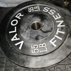 55 POUND OLYMPIC WEIGHT RUBBER 