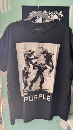 Purple Brand Graphic Inside out Tee