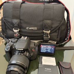 Canon EOS Rebel T5i Camera With 3” LCD Touchscreen 