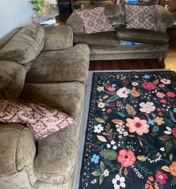 La-z-boy green couch and love seat