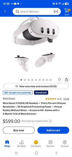 Meta quest 3 brand new used twice