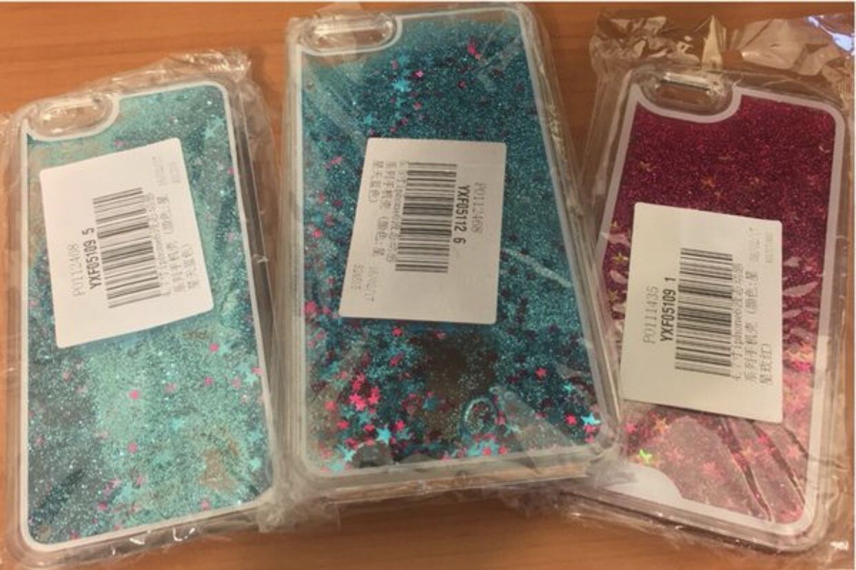iPhone 6 & 6Plus (Glitter-Liquid Cases)
