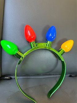 Christmas Light Bulb Headband