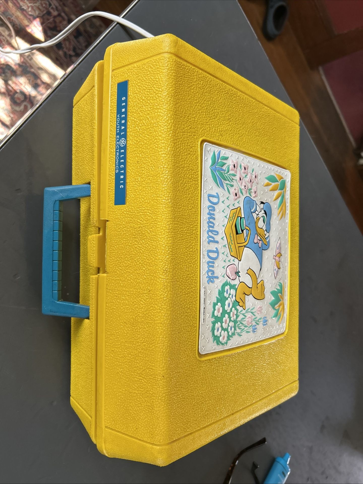 Vintage Donald Duck Record Player