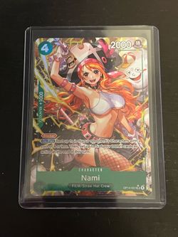 One Piece TCG The Azure Sea's Seven Super Rare Nami OP14-031 [Alternate Art]