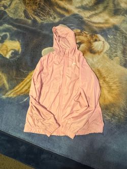 Nike Pink Windbreaker Jacket with Hood