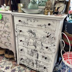 Gypsy 5 Drawer Dresser Chest Of Drawers