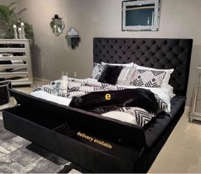 NEW QUEEN, SIZE STORAGE BED WITHOUT MATTRESS INCLUDING FREE DELIVERY PAY UPON DELIVERY