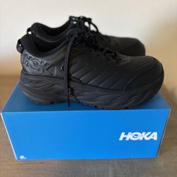 HOKA Women’s Leather Bondi SR Wide Width 