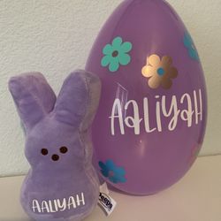 Easter Egg And Peep