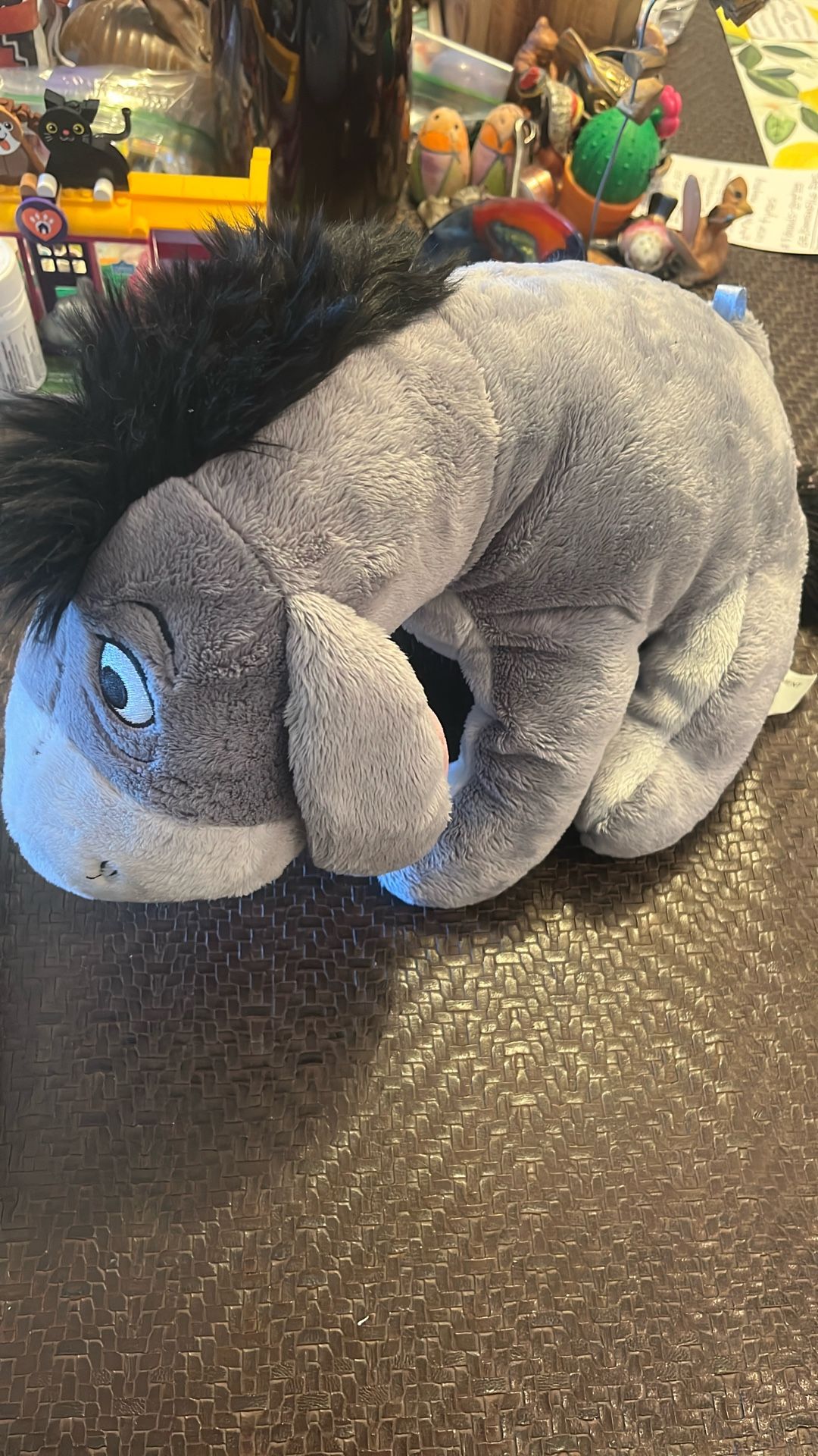 Disney Store Authentic Eeyore Plush Stuffed Animal - Winnie the Pooh 15” Tall