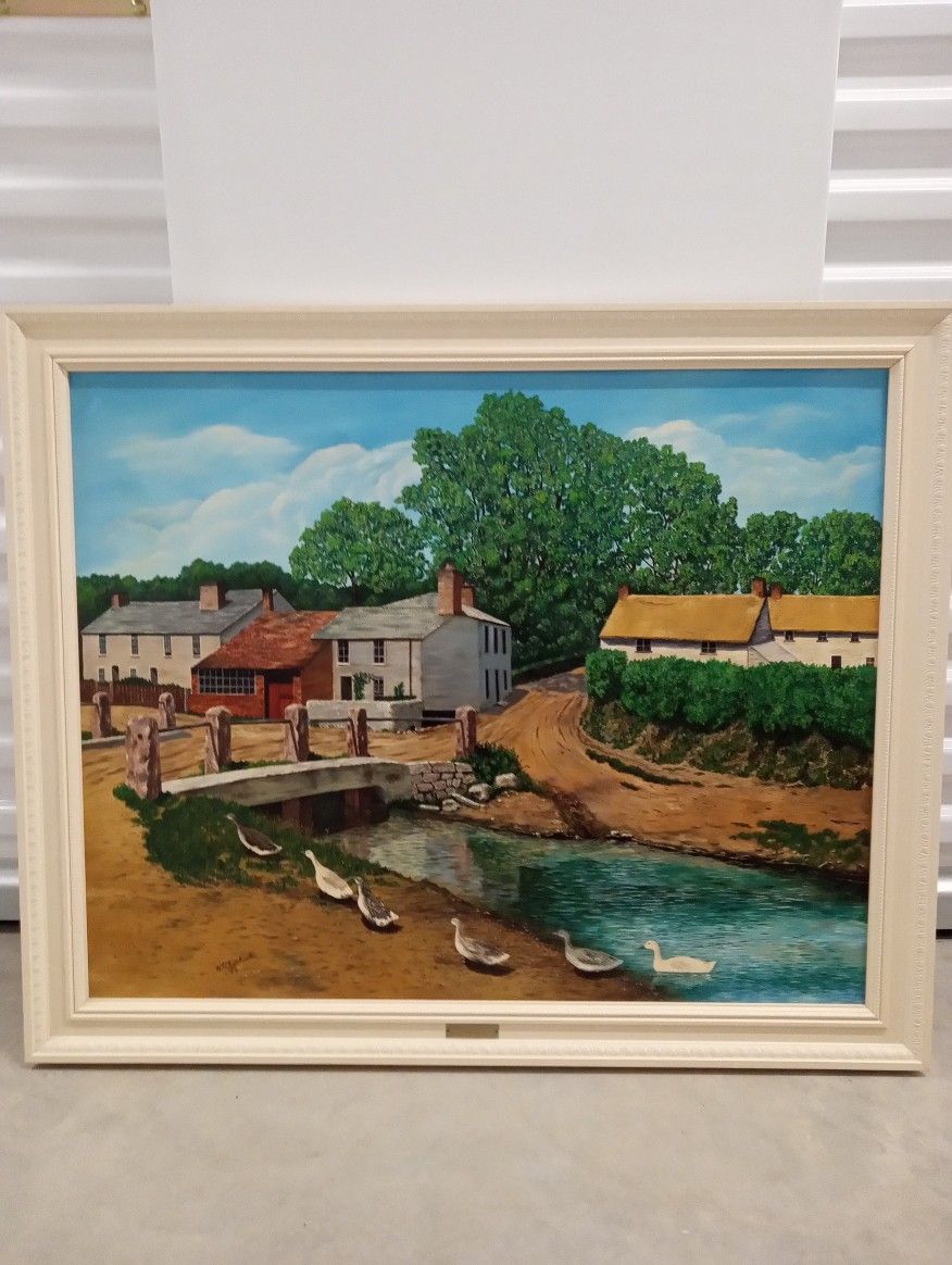 Countryside Oil Painting