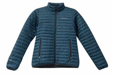 Eddie Bauer EB650 Women's Down Puffer Jacket XS Dark Blue