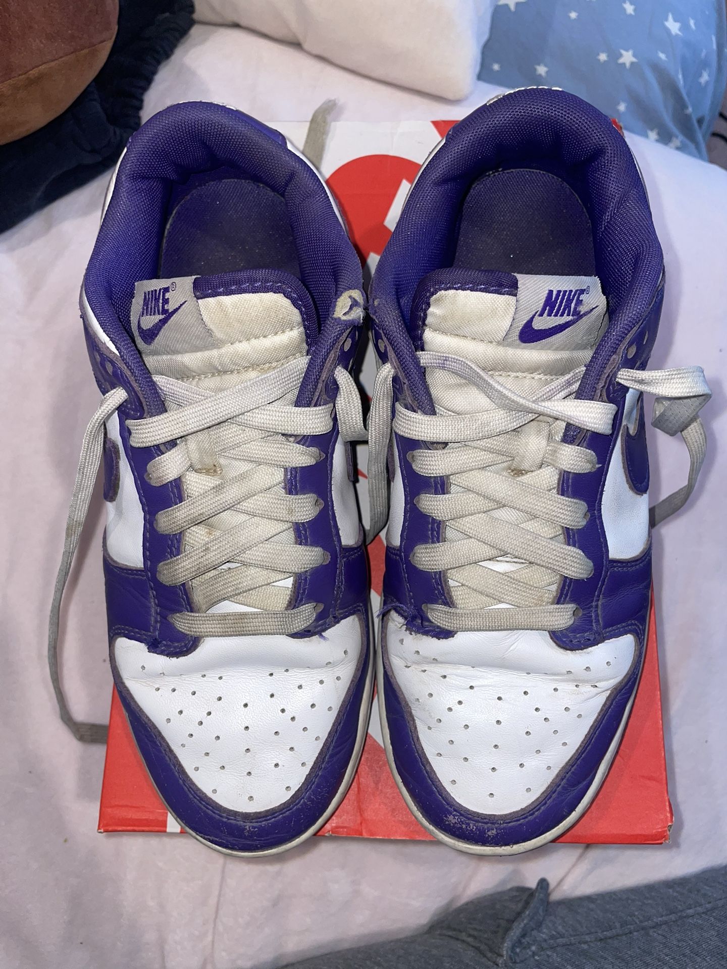 Nike Dunk Low Retro White/purple
