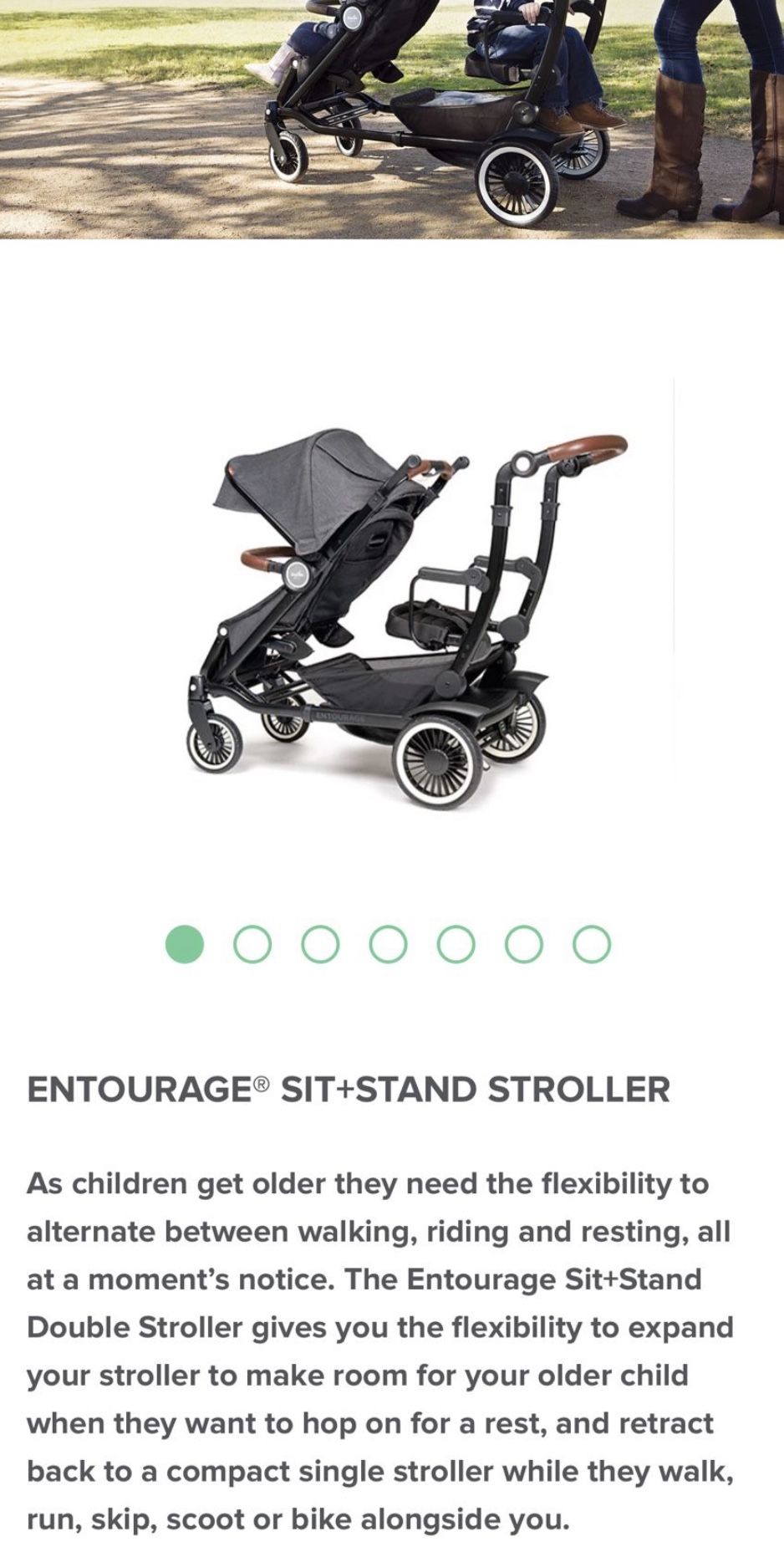 Austlen Entourage Stroller With Kid Stand Sit And Stand Austlen 2025