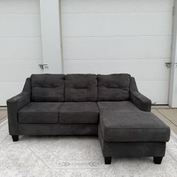 Grey Ashley Sectional Couch (🚚Free Delivery🚚)