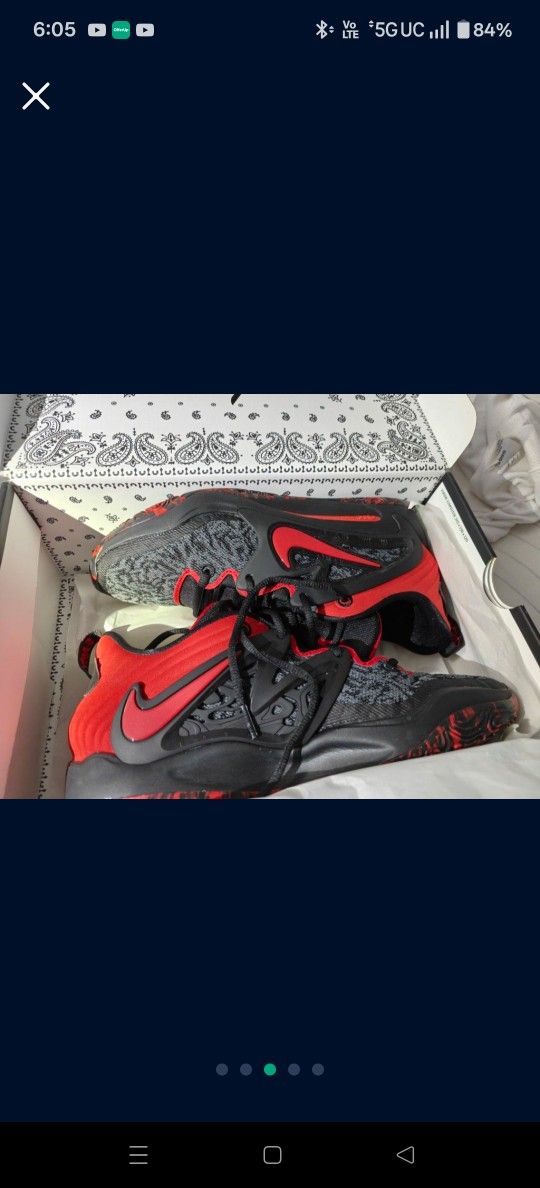 Nike KD 15 Basketball Shoes Size 10.5 NEW