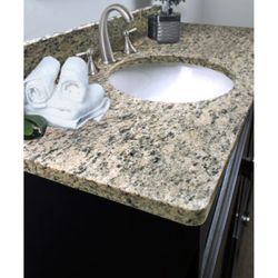 NEW Tuscany 49x22 Granite Vanity Top, Sink, Backsplash