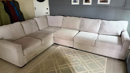 Living Spaces sectional couch