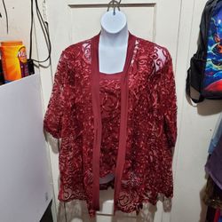3psc Set Women Cardigan Size 2X