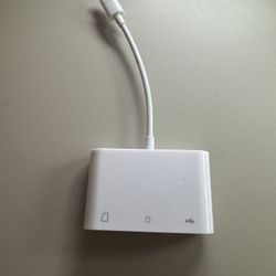 Apple accessories iPhone Lightning Jack Adapter Flash Drive Cord Converter
