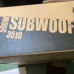 New 10” MTX 3510-02 Subwoofer In Box!