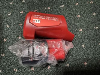 Milwaukee M12 Compact Charger And Power Source With Milwaukee M12 2.0 Battery 