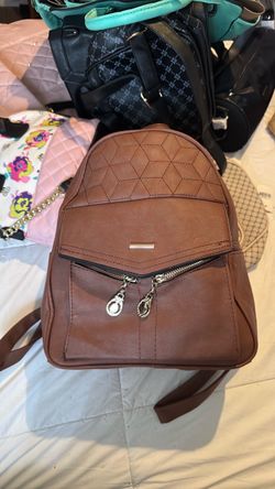 Brown purse bag