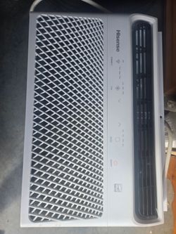 8000 BTU window A/C unit with remote.